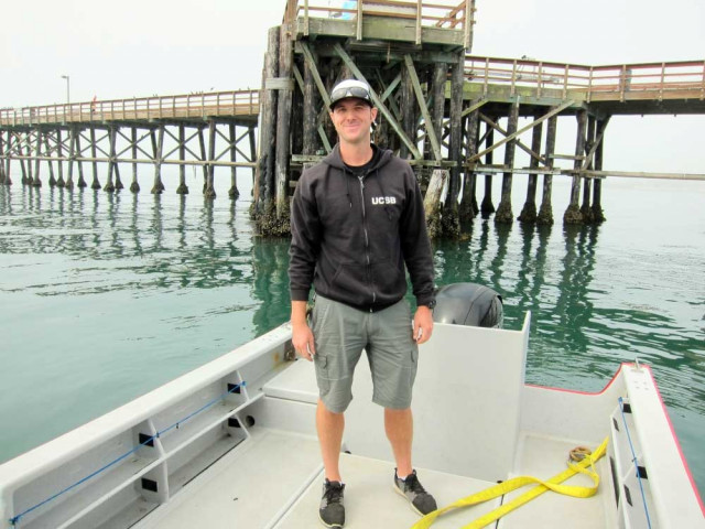 Christoph Pierre UCSB Marine Operations. Credit: Nora Drake